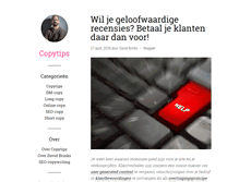 Tablet Screenshot of copytips.nl